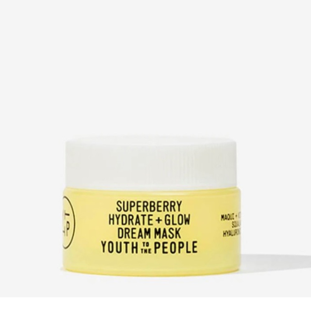 Youth To The People YTTP Superberry Hydrate+Glow Dream Mask 0.5oz/15ml Travel Sz
